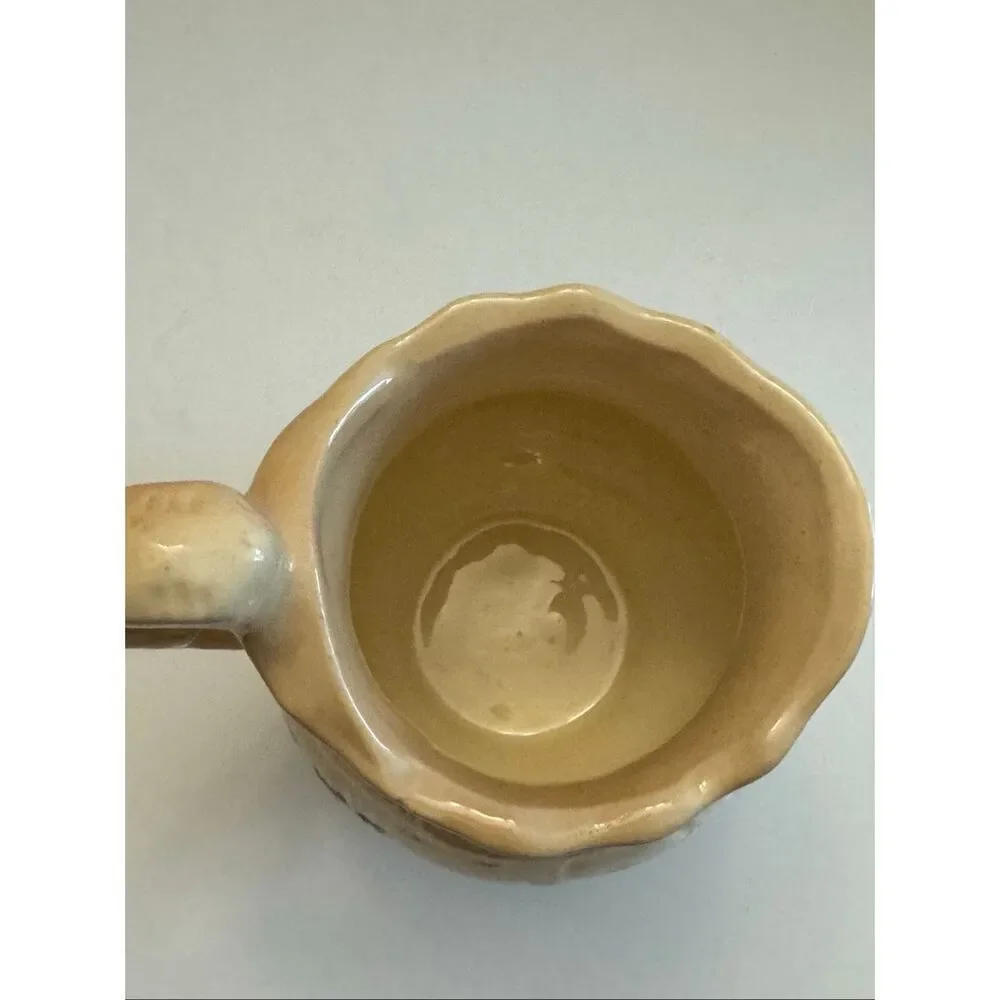 Vintage Strawberry Creamer Mini Pitcher Cream Ombré